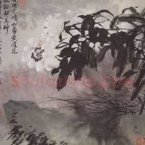1992年 朱颖人《催花无语却生神》国画花鸟作品图片赏析