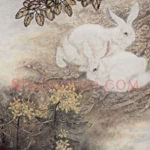 1997年 段忻然《暖日》国画花鸟作品图片赏析