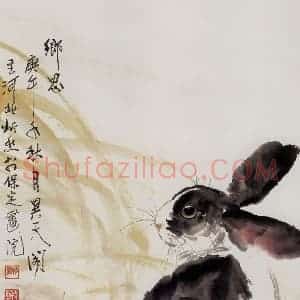 1990年 段忻然《乡思》国画花鸟作品图片赏析