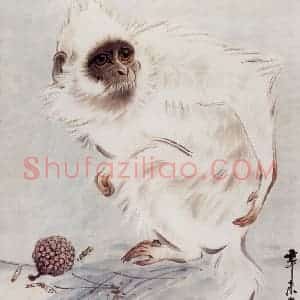 1991年 段忻然《听风》国画花鸟作品图片赏析
