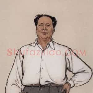 1960年 李琦《主席走遍全国》国画人物作品图片赏析