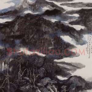 1996年 何海霞《九寨沟》国画山水作品图片赏析