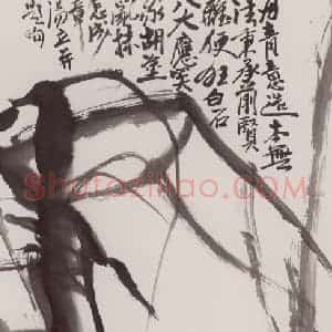 2003年 汤立《三思图》国画花鸟作品图片赏析