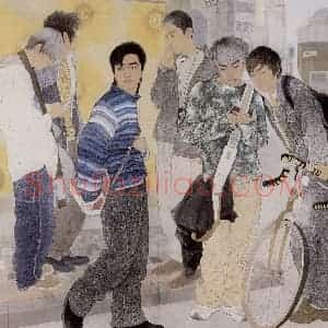 2004年 王冠军《联通无限》国画人物作品图片赏析