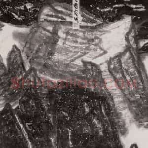 2005年 李宝林《大山回响》国画山水作品图片赏析