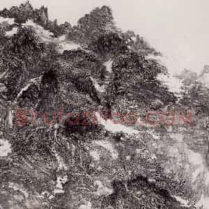 2007年 李照东《长潭玉笛》国画山水作品图片赏析