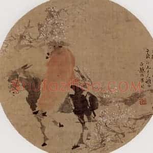 1879年 任伯年《纨扇集锦册十二开》国画综合作品图片赏析