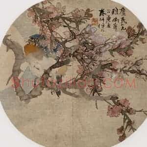 1880年 任伯年《纨扇集锦册十二开》国画综合作品图片赏析