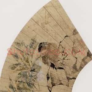 1871年 任伯年《花鸟人物集锦册十二开》国画花鸟作品图片赏析