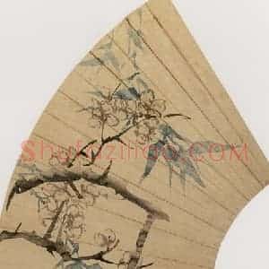 1873年 任伯年《花鸟人物集锦册十二开》国画花鸟作品图片赏析