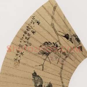 1873年 任伯年《花鸟人物集锦册十二开》国画花鸟作品图片赏析