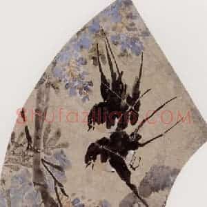1885年 任伯年《花鸟人物集锦册十二开》国画花鸟作品图片赏析