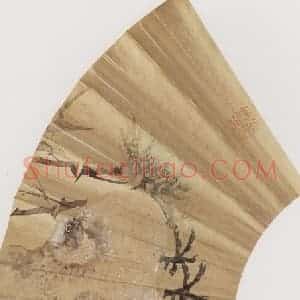 1871年 任伯年《竹鸡图》国画花鸟作品图片赏析