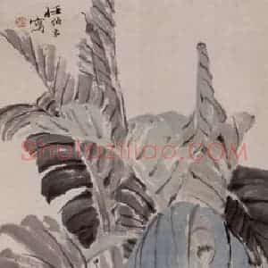 1873年 任伯年《花鸟四条屏》国画花鸟作品图片赏析