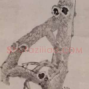 任伯年《花鸟四条屏》国画作品图片赏析