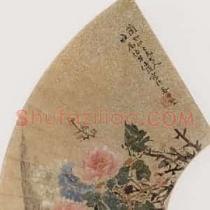 约19世纪70年代中期 任伯年《仕女花鸟册十二开》国画花鸟作品图片赏析