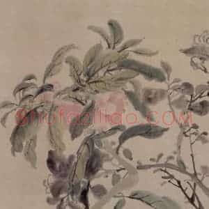 1866年 任伯年《丙寅花卉册》国画花鸟作品图片赏析