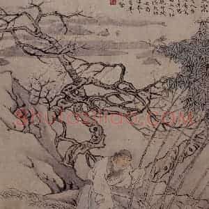 1866年 任伯年《二十四孝图》国画人物作品图片赏析