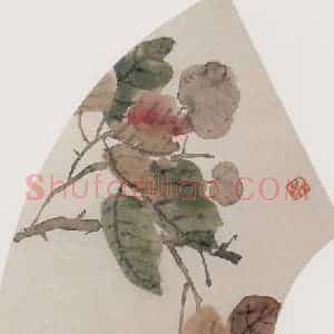 1867年 任伯年《花卉图册 十二开》国画花鸟作品图片赏析