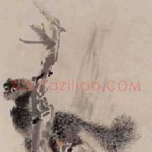 1877年 任伯年《花鸟四屏》国画花鸟作品图片赏析
