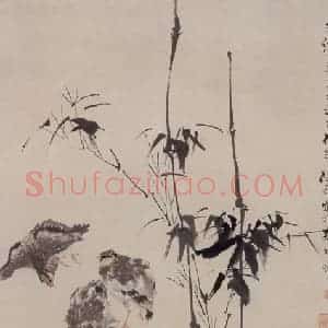 1877年 任伯年《四季平安图》国画花鸟作品图片赏析