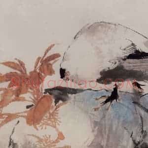 1877年 任伯年《花鸟册八开》国画花鸟作品图片赏析