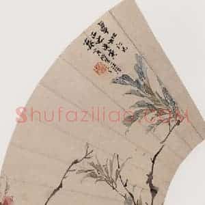 1878年 任伯年《鸣春图》国画花鸟作品图片赏析