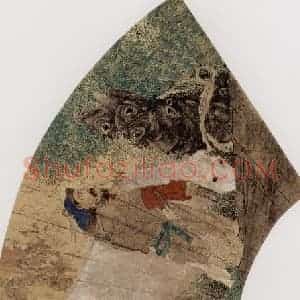 1879年 任伯年《人物花鸟册八开》国画人物作品图片赏析