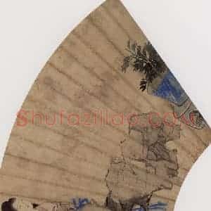 约19世纪80年代初期 任伯年《人物花鸟册八开》国画人物作品图片赏析
