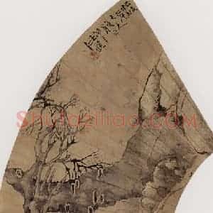 约19世纪70年代末期 任伯年《驱马图》国画综合作品图片赏析