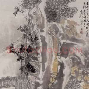 1880年 任伯年《风尘三侠图》国画人物作品图片赏析