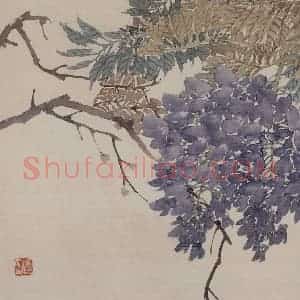 1875年 任伯年《花鸟图册八开》国画花鸟作品图片赏析