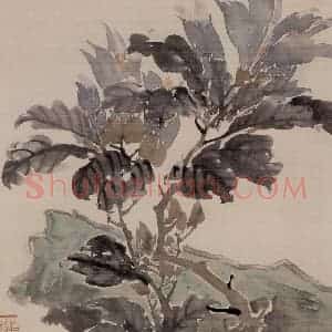 1875年 任伯年《花鸟图册八开》国画花鸟作品图片赏析