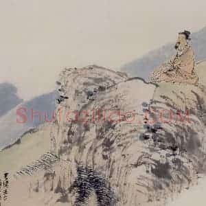 1882年 任伯年《花鸟人物图册十二开》国画人物作品图片赏析