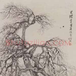 1882年 任伯年《人物故事屏》国画人物写意作品图片赏析