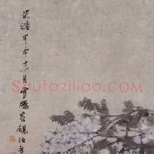 1884年 任伯年《花鸟四条屏》国画花鸟写意作品图片赏析
