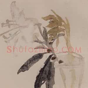 1884年 任伯年《花果图册八开》国画花鸟写意作品图片赏析