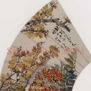 1880年 任伯年《杂画册十二开》国画花鸟写意作品图片赏析