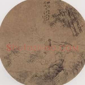 1884年 任伯年《人物图》国画人物写意作品图片赏析