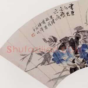 清代 任伯年《横枝双鸟》国画花鸟作品图片赏析