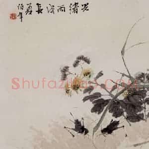 清代 任伯年《杂画册十六开》国画花鸟作品图片赏析