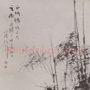 清代 任伯年《双童斗蟋蟀》国画人物作品图片赏析