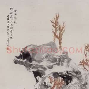 清代 任伯年《金谷园图》国画人物作品图片赏析