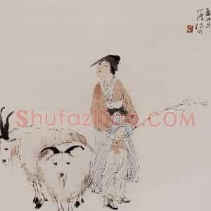 清代 任伯年《仕女图册十二开》国画人物作品图片赏析