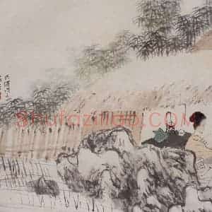清代 任伯年《仕女图册十二开》国画人物作品图片赏析