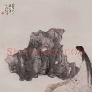 清代 任伯年《仕女图册十二开》国画人物作品图片赏析