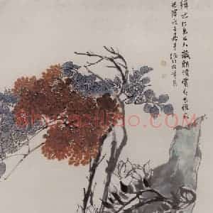 清代 任伯年《岁朝清供图》国画花鸟作品图片赏析