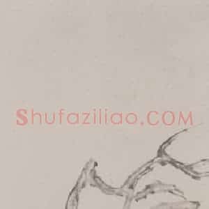 清代 任伯年《橘林紫藤图》国画花鸟作品图片赏析