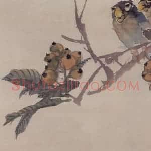 清代 任伯年《花鸟册十开》国画花鸟作品图片赏析