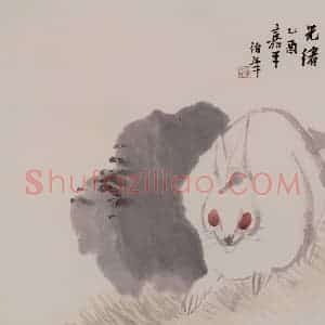 清代 任伯年《杂画册十六开》国画花鸟作品图片赏析